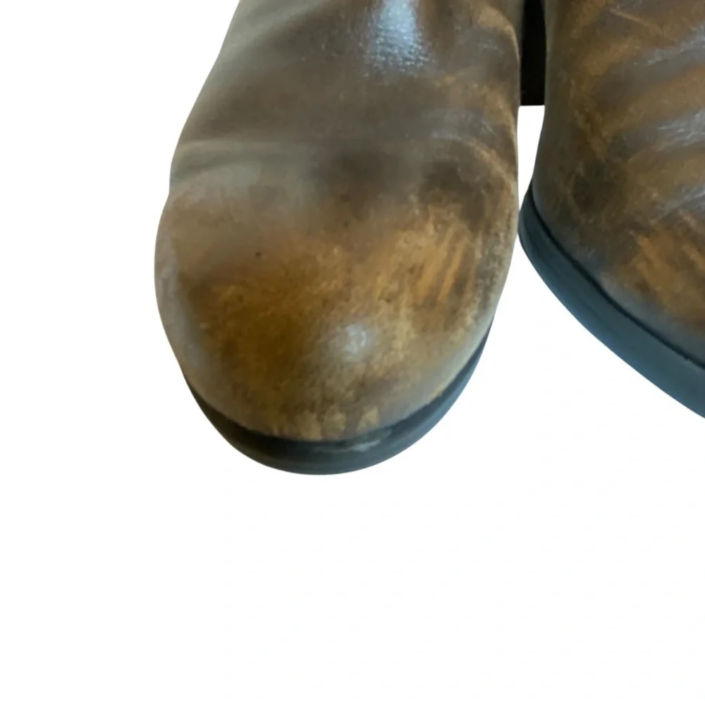 Born Women's Ondine Sepia Brown Moto Ankle Boot SZ 7.5